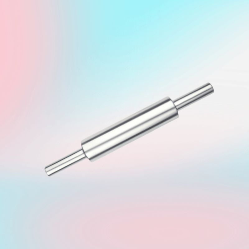 TEMU Rouleau à pâtisserie professionnel et durable en acier inoxydable avec poignée antidérapante et extrémité arrondie, adapté à , parfait pour la