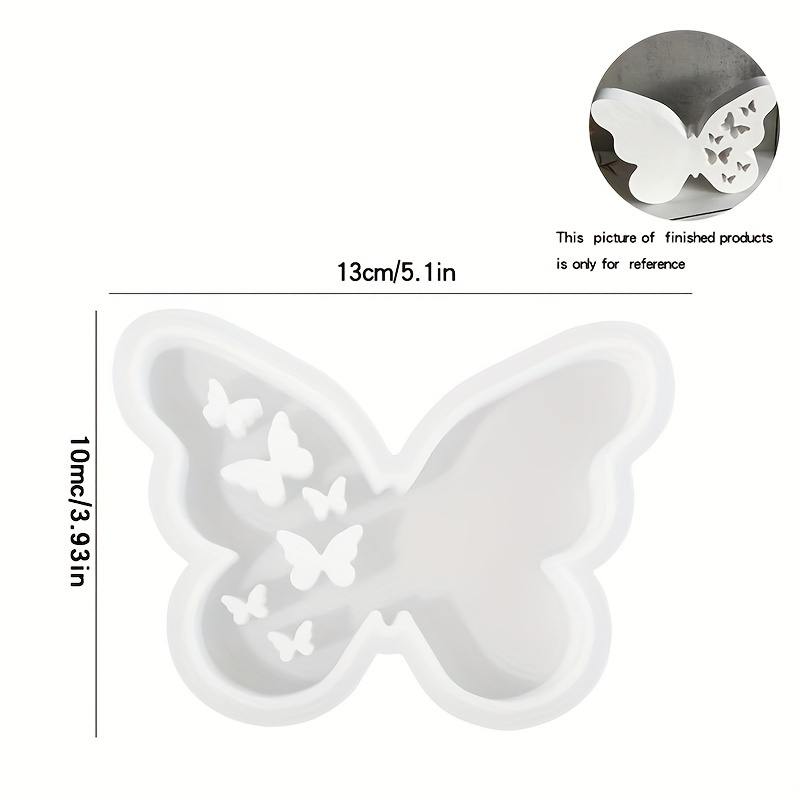 E-shop 3D Schmetterling Silikonform für Harzhandwerk - Realistische Flügel & Körper Detail DIY Form Kompatibel für Kerzenherstellung, Handgemachte