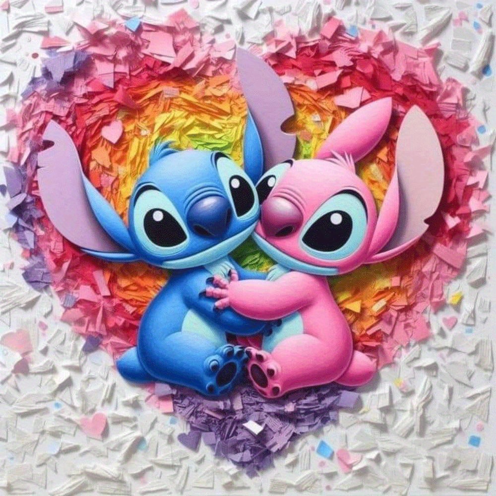 

1 Set Large Size Diamond Painting Disney Stitch 5d Diamond Painting Art Set, Suitable For Beginners, 5d Full Diamond Painting Set, Suitable For Home Wall Decoration And Holiday Gifts Zsh0104c