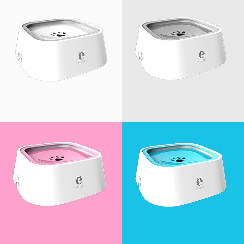 Petlibro No-Spill Slow Feeder Dog Water Bowl, Plastic, Non-Electric, Durable Pet Drinking Dispenser for Cats and Dogs
