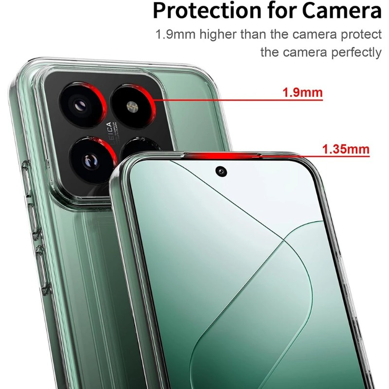 Yimctoie [2 Pezzi Anime Cover per Xiaomi 14 5G 6.36, Custodia con Aesthetic Capybara Motivo Ultra-sottile Morbido TPU Silicone Carine Capibara Antiurto Protettivo Case, Puzzle