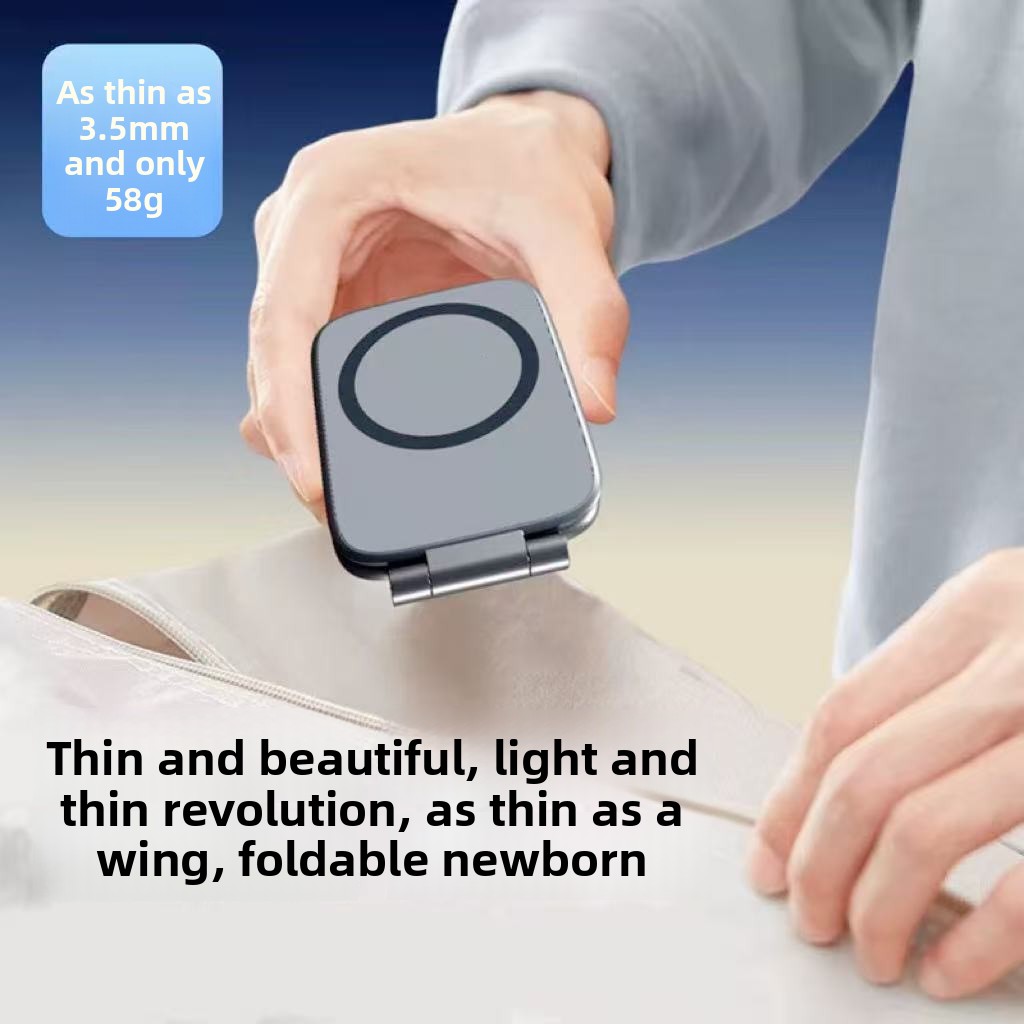 4/8pcs 2026 New Magnetic Phone Holder with Vacuum Support, Foldable Anti Shake Holder, Suitable for Hands-free Installation in Scenarios Such as Cars/gyms/mirrors/smooth Surfaces, Compatible with All Smartphones