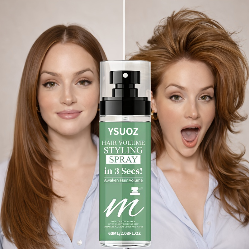 Image of Styling Spray – Adds Volume And Texture With A Lightweight, Oil-free Formula, Ideal For Fine, Flat Hair. Provides Long-lasting Lift And Hold