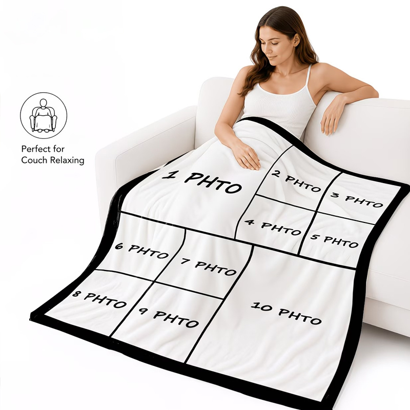 TEMU [custom] 1pc Custom Blanket With Picture, Personalized Blanket, Hd Printing Custom Photo Blanket, Comfortable Custom Blanket. Custom Gift, For
