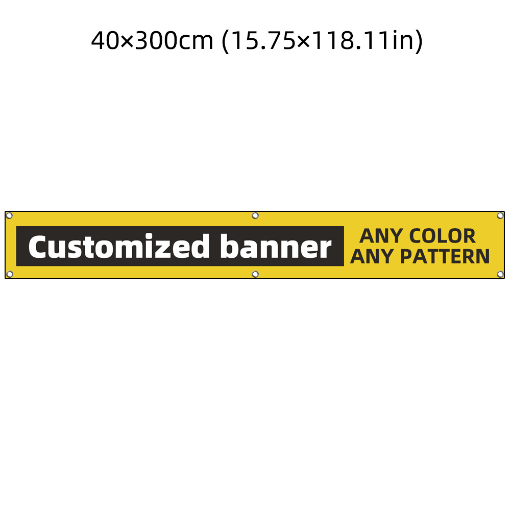 TEMU 2d Flat, 1pc Customized Colorful Banner, Birthday Banner, For Teacher's Day, National Day, Sports Events, Building, Opening Events, Wedding,
