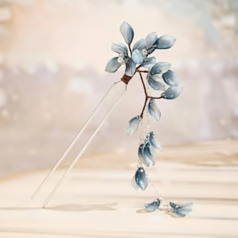 elegant chinese hair pins u shaped hair accessories with   metallic     for wedding formal events everyday vintage chinese hairpins for women bridal hairstyles cultural events wedding hair accessories formal event hairpiece   design metallic   pin tassel detail durable hairpiece traditional hairstyle   accessory   Product details 1