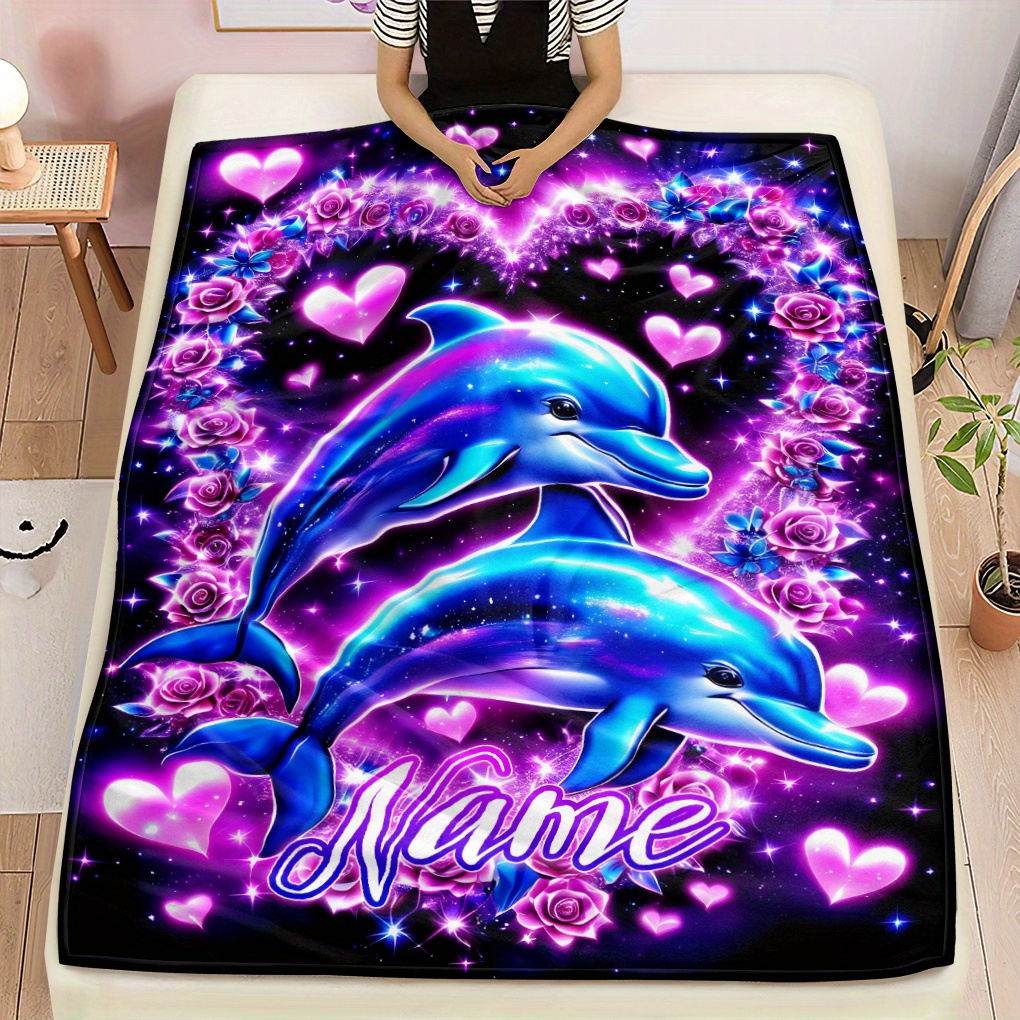 TEMU Personalized Dream Blanket - A Lightweight Flannel Bedding Option Sofas, Beds, Travel, Camping, Living Rooms, Offices, And Chairs. And Cozy