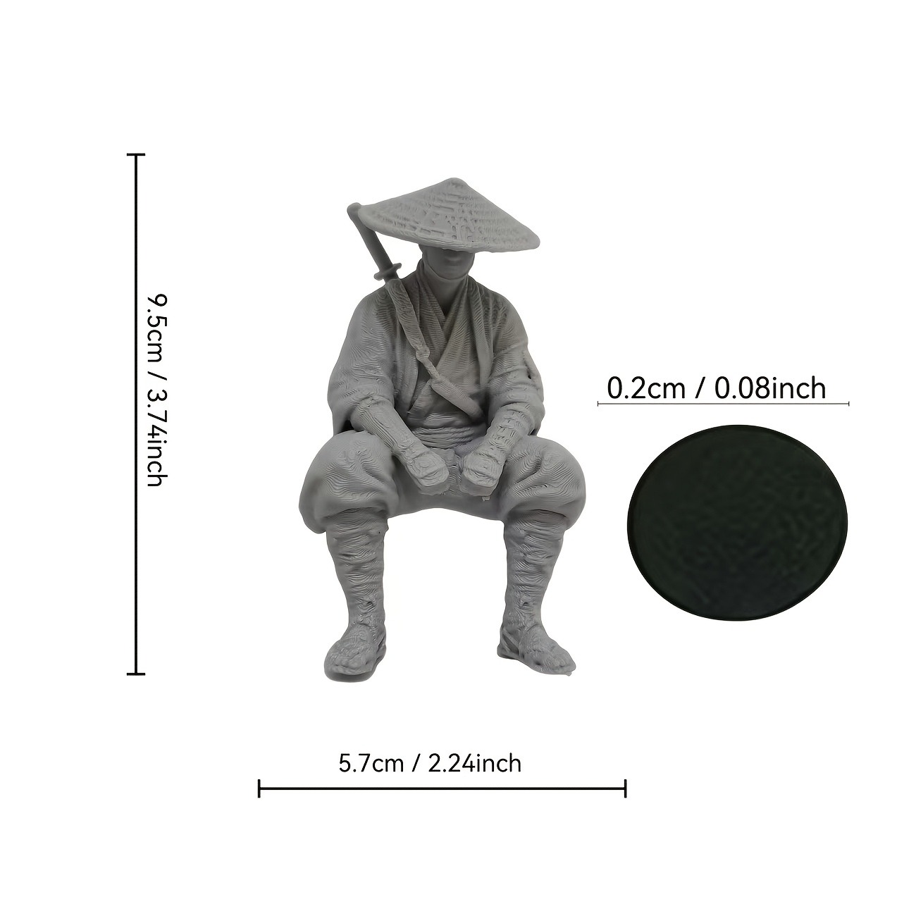 TEMU Ensemble de 2 figurines de et artisanat de décoration fixe , ornement de bureau pour salon, entrée, bureau. Cadeau idéal pour les anniversaires,