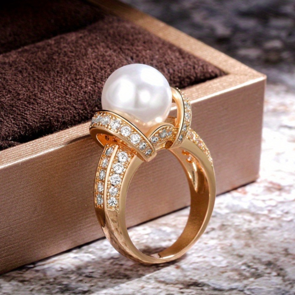 Women's Luxury Geometric Elegant Ring for Weddings