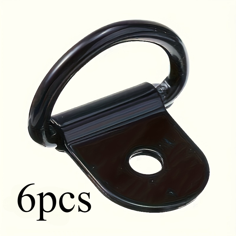 E-shop 6/12er-Pack D-Ring Zurranker, Hochleistungs-Ankerpunkte zur Ladungssicherung in LKWs, Anhängern, Wohnmobilen und Booten