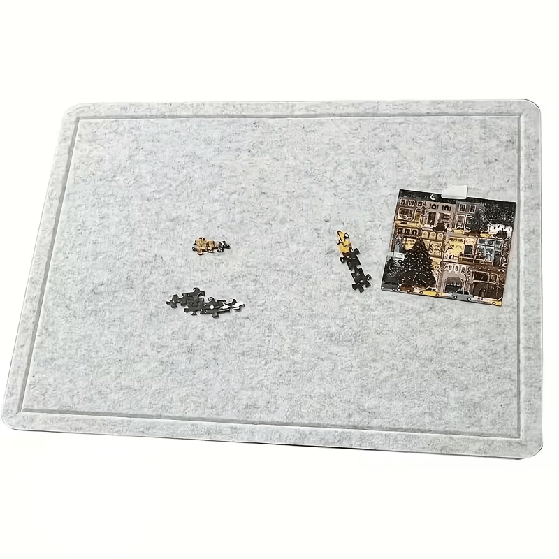 TEMU A Puzzle Tábla 1000 DIY Puzzle Tárolására Képes, Hordozható Oktató Puzzle Asztal és Puzzle Tábla, Filcbe Integrált Puzzle Szőnyeg, Művészeti