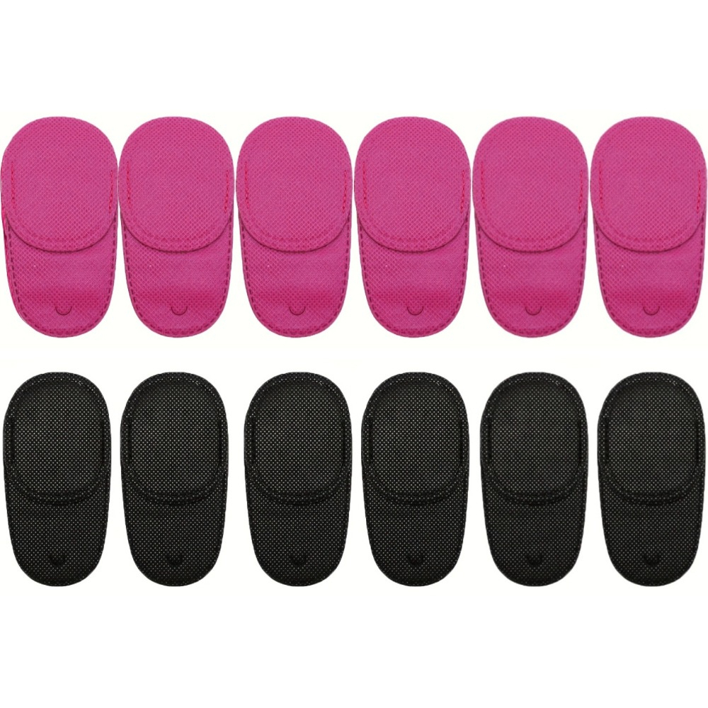 TEMU 6 Pairs 12pcs Set Of Glasses Covers For Eyes, Glasses Additions For Women's Glasses Case