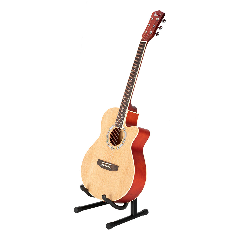 40-Inch GT501 Cutaway Folk Guitar with Spruce Top in Burlywood End... product image 6