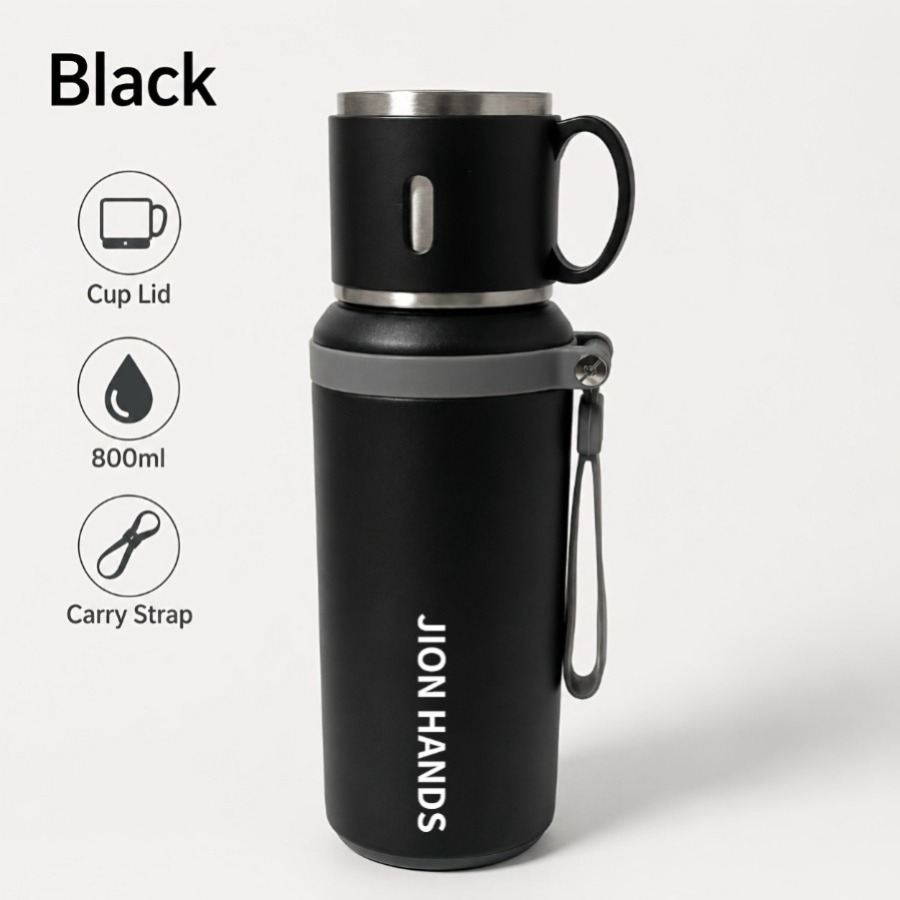 TEMU 27oz/20oz Dual Capacity Stainless Steel Water Bottle, 316 Food Grade Material, Insulated Portable Leak-proof Cup, Long-lasting Temperature Lock