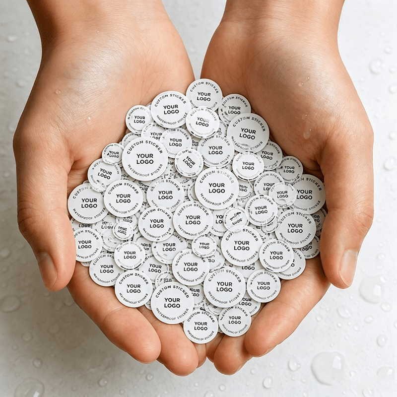 TEMU Custom Size Stickers - Custom Logo, Images, Small Labels, Suitable For Product Labels, Serial Numbers, Markers, Handmade Crafts, Party Favors,