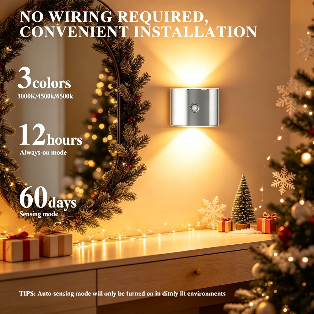 USB Smart Sensor Night Light with Magnetic Fill Light