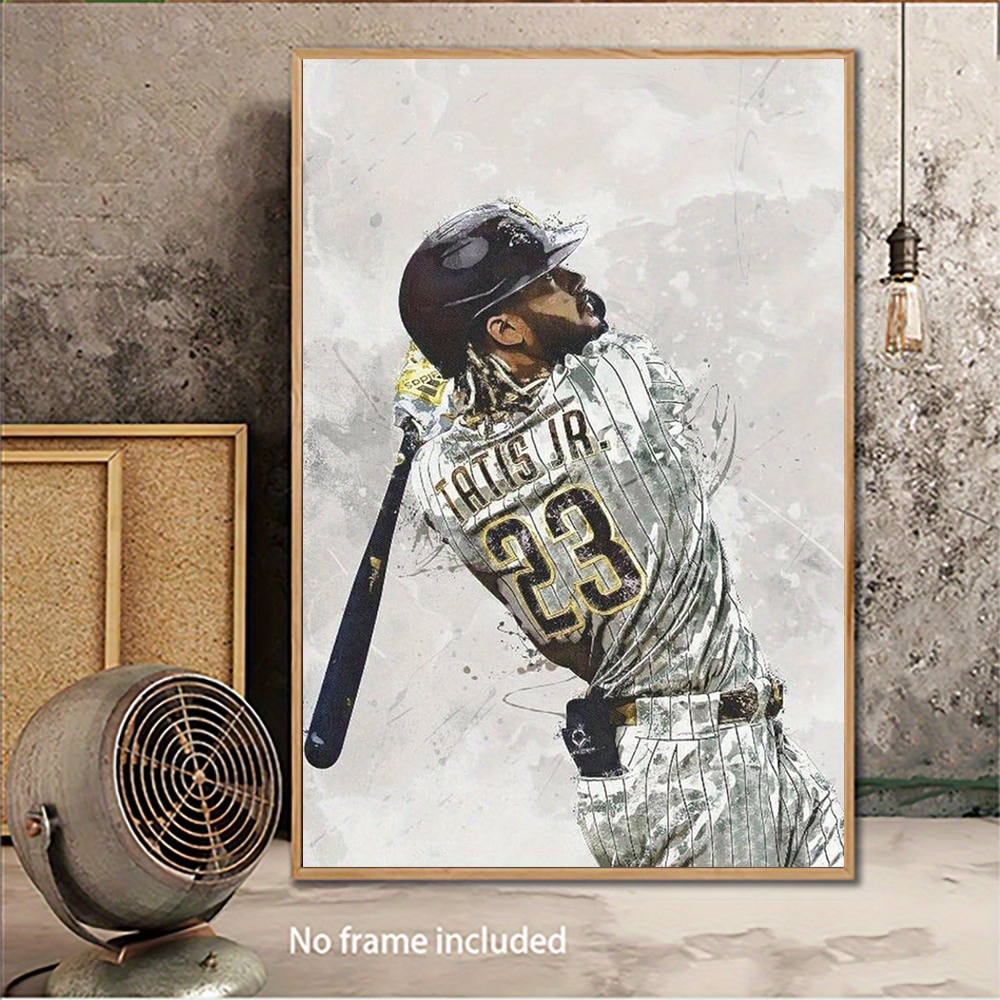 ブーマーパドレスタティスJr！A3ポスターフレーム付き②セット4.7 SDパドレス タティスJr MLB！A3サイズポスターフレーム付き