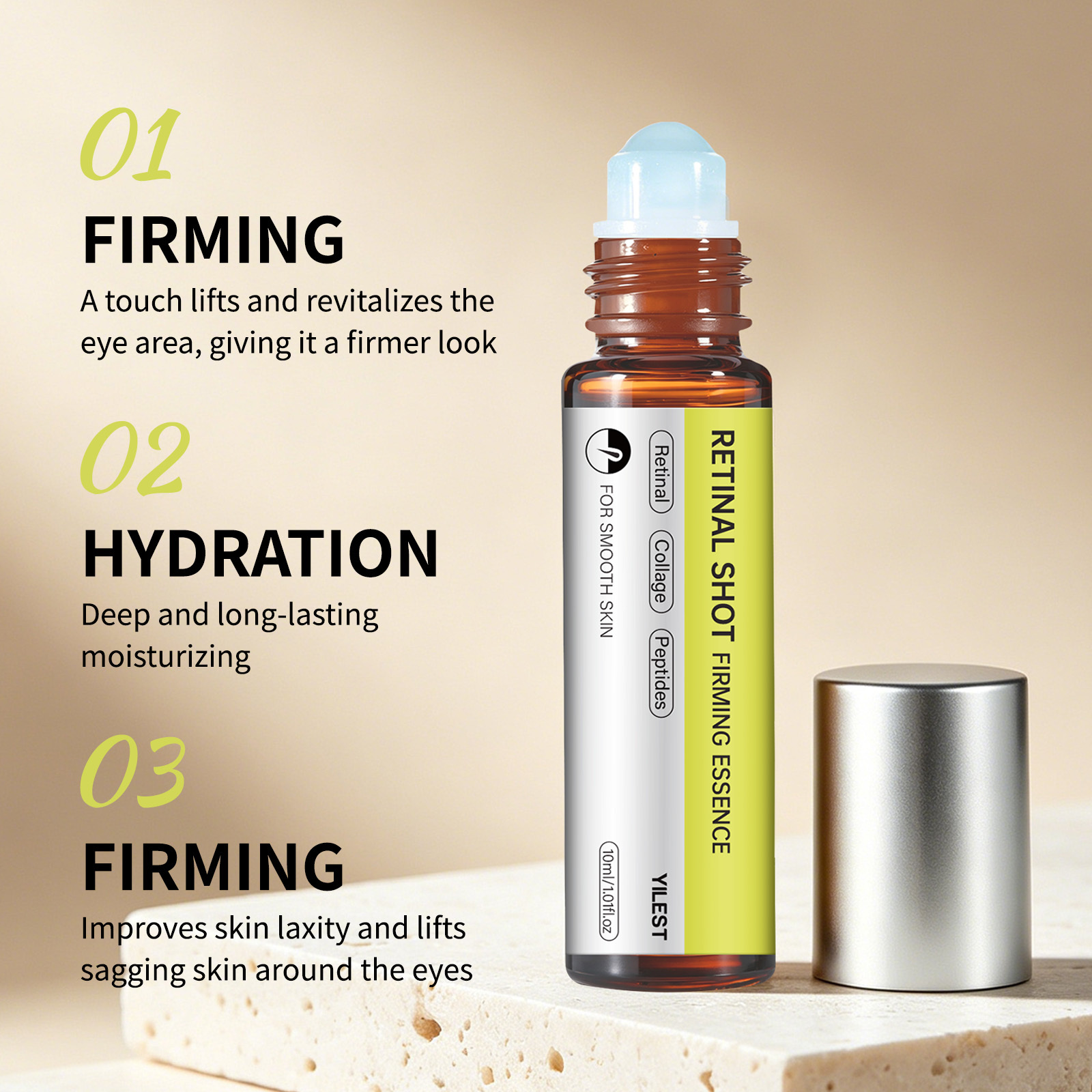 2-Pack Retinol Smoothing Eye Serum for Puffiness & Dark Circles