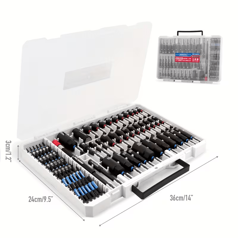 80pcs Impact Magnetic Nut Driver Set with Adapters