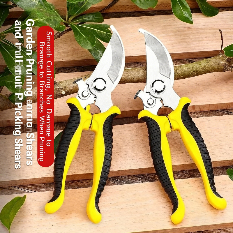 1pc random color   spring     saving pruning shears with sharp non slip green and black handles a household garden pruning tool suitable for trimming potted flowers shaping fruit trees   a great item for home