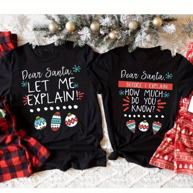 

1pc Christmas Shirts, Couple Christmas Shirts, Couple Sweaters, Christmas , Matching Christmas Shirts, Ugly Christmas