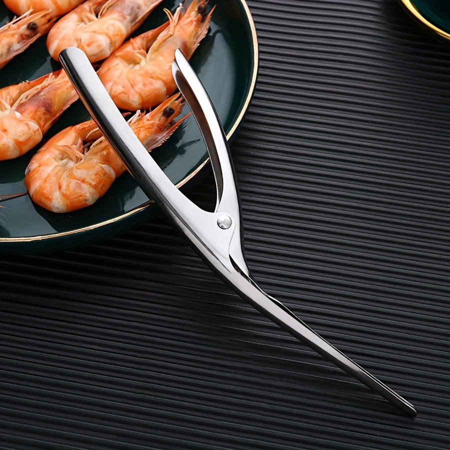 stainless steel   peeler   seafood shell remover kitchen utensil for effortless shelling shrimp prep tool with food contact safe material details 6