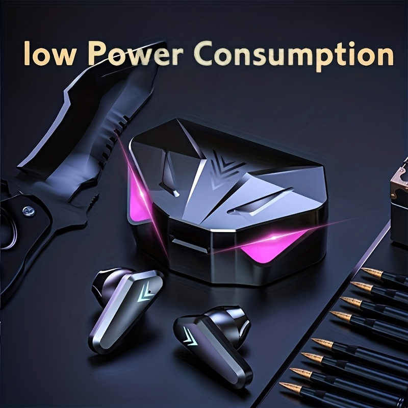 Nouveaux écouteurs sans fil, écouteurs stéréo haute fidélité, écouteurs de sport intra-auriculaires avec étui de chargement et commandes tactiles