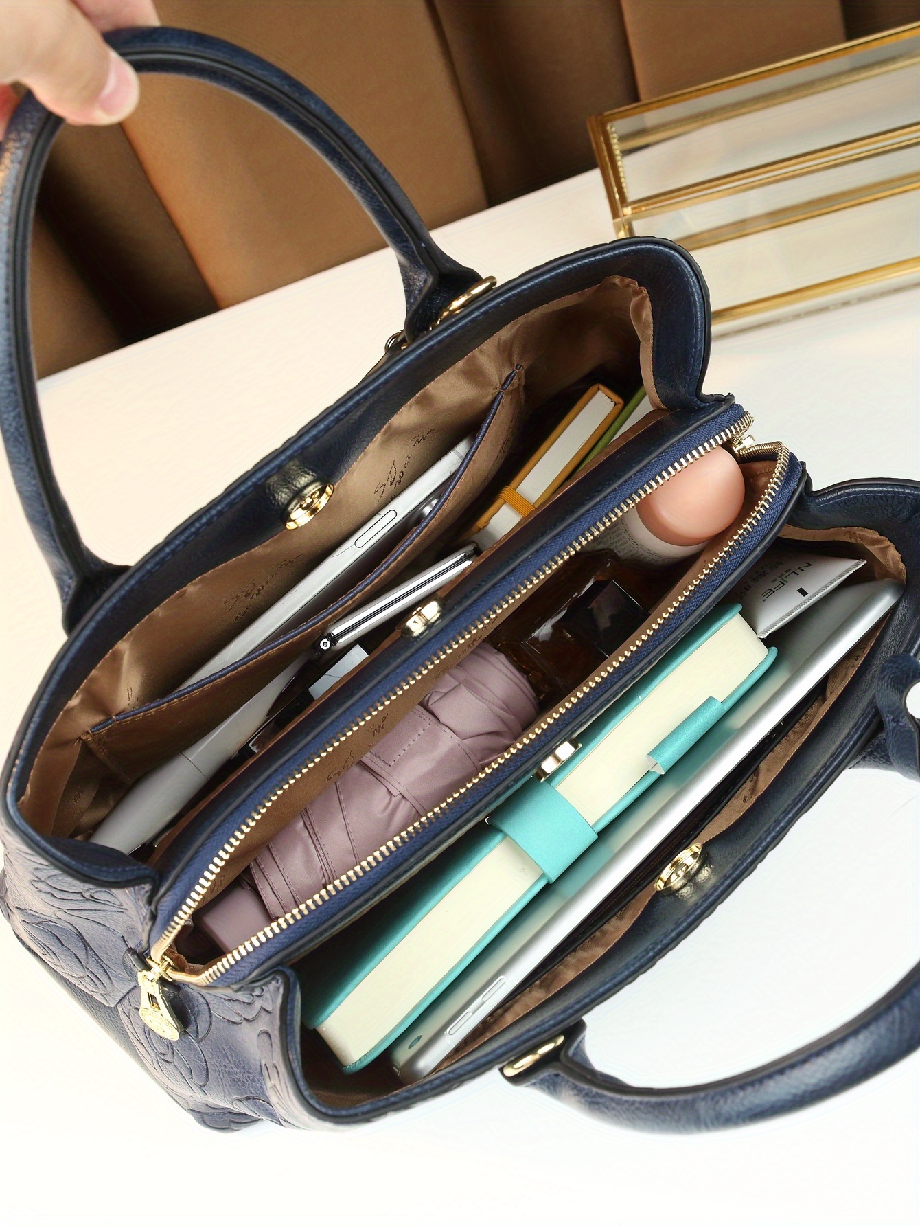 Thought Yaa Handbag full view on model