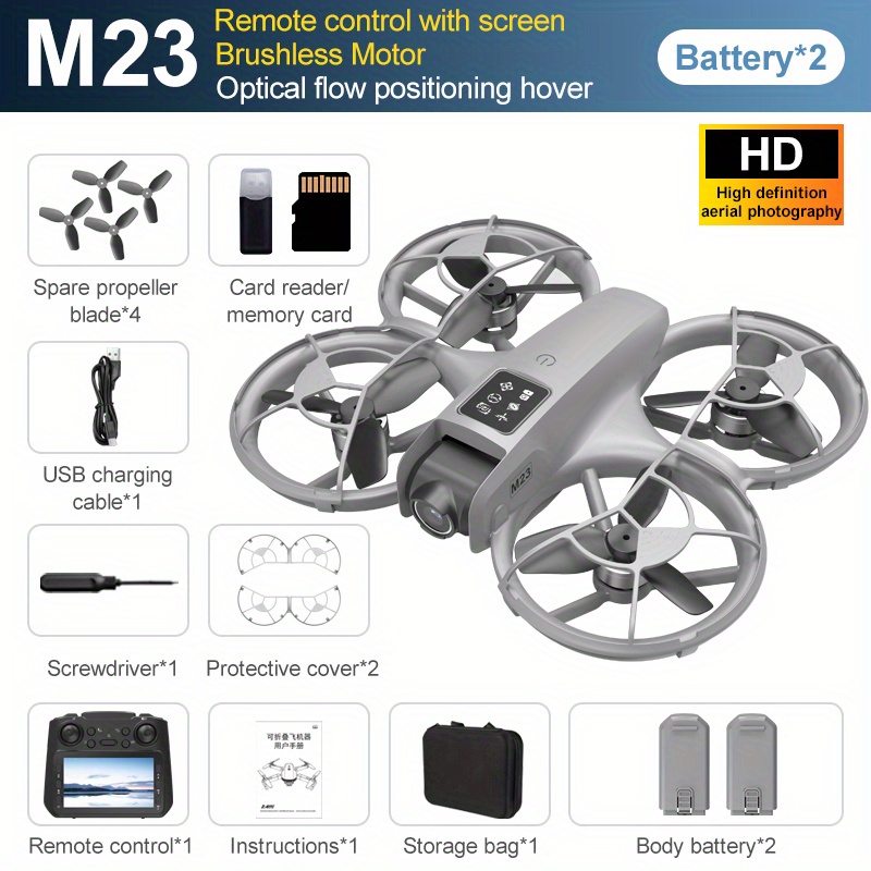 TEMU 4k Gps Drone With Fpv, Brushless Motor Quadcopter, Gps Auto Return & Obstacle Avoidance, Foldable Rc Drone With 2 Batteries & App Control - Long