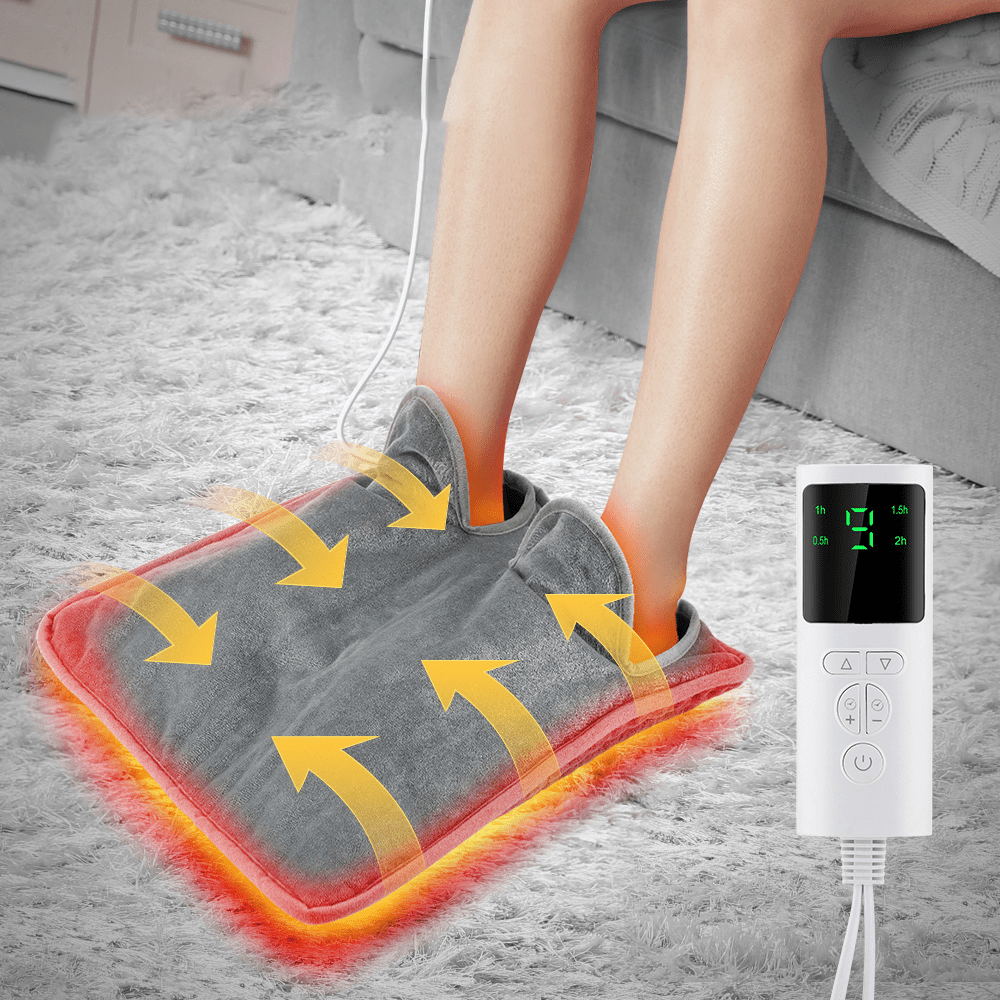 

Cozy Electric Foot Warmer - 110v Plug-in Heating Pad For , Perfect Gift For