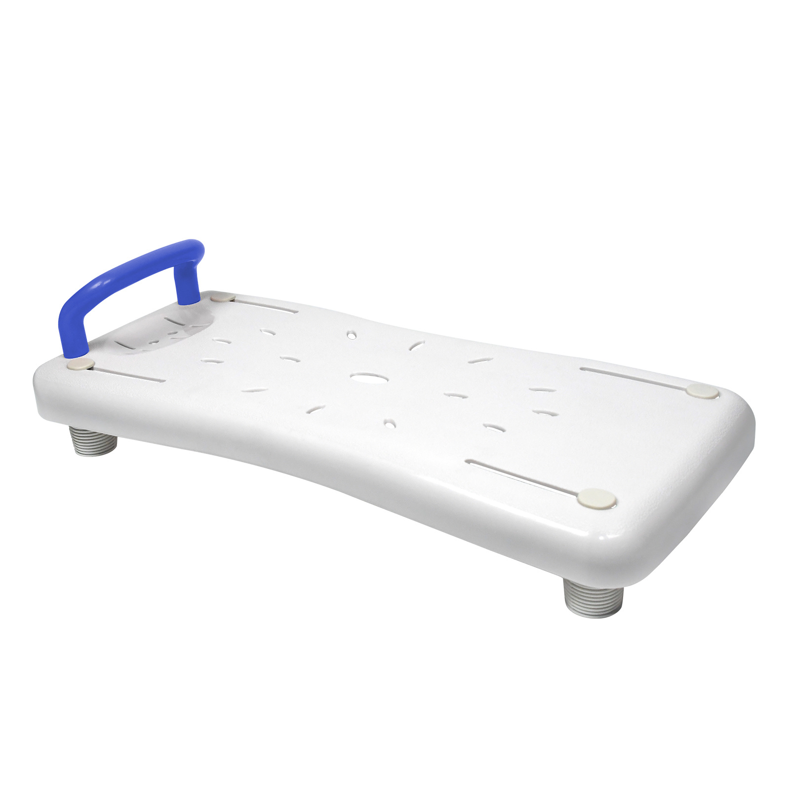 70cm Long Bathtub Board, Bathtub Seat For Seniors, Bathtub Seat Board With Soap Dish And Blue Handle, Chair For Bathroom