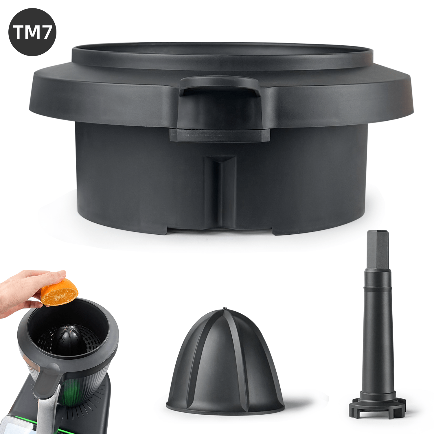 1 Set Citrus Juicer, Compatible With For Tm7, Stable, Efficient And Juice Output, 70% Faster Juicing, For Tm7 Additions