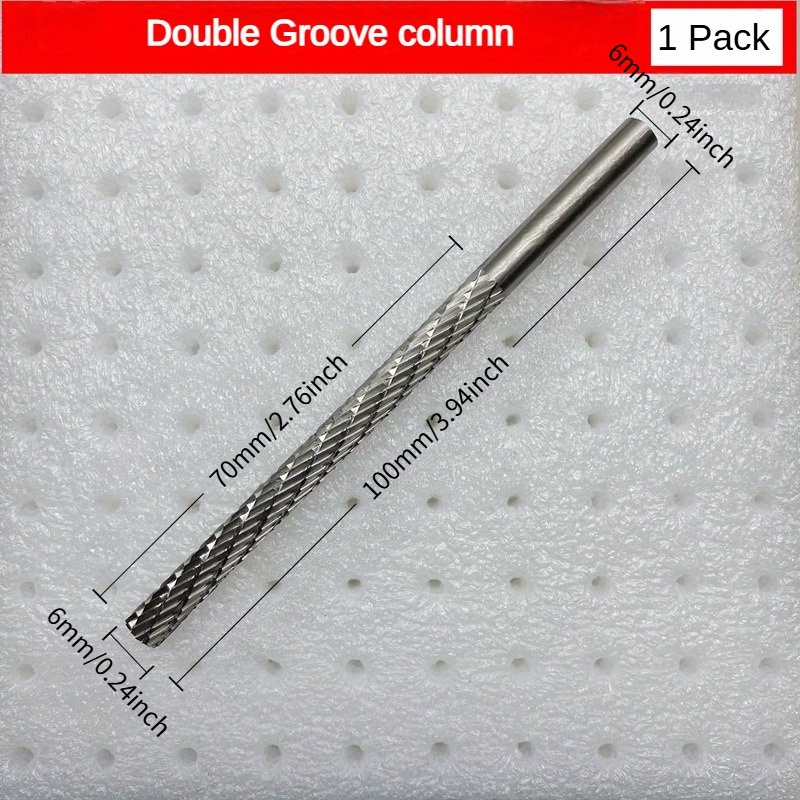 Extended Rotary File, Steel Milling Cutter, Suitable For Polishing, Carving And Grinding Of Metals, Wood, Plastics And Jade