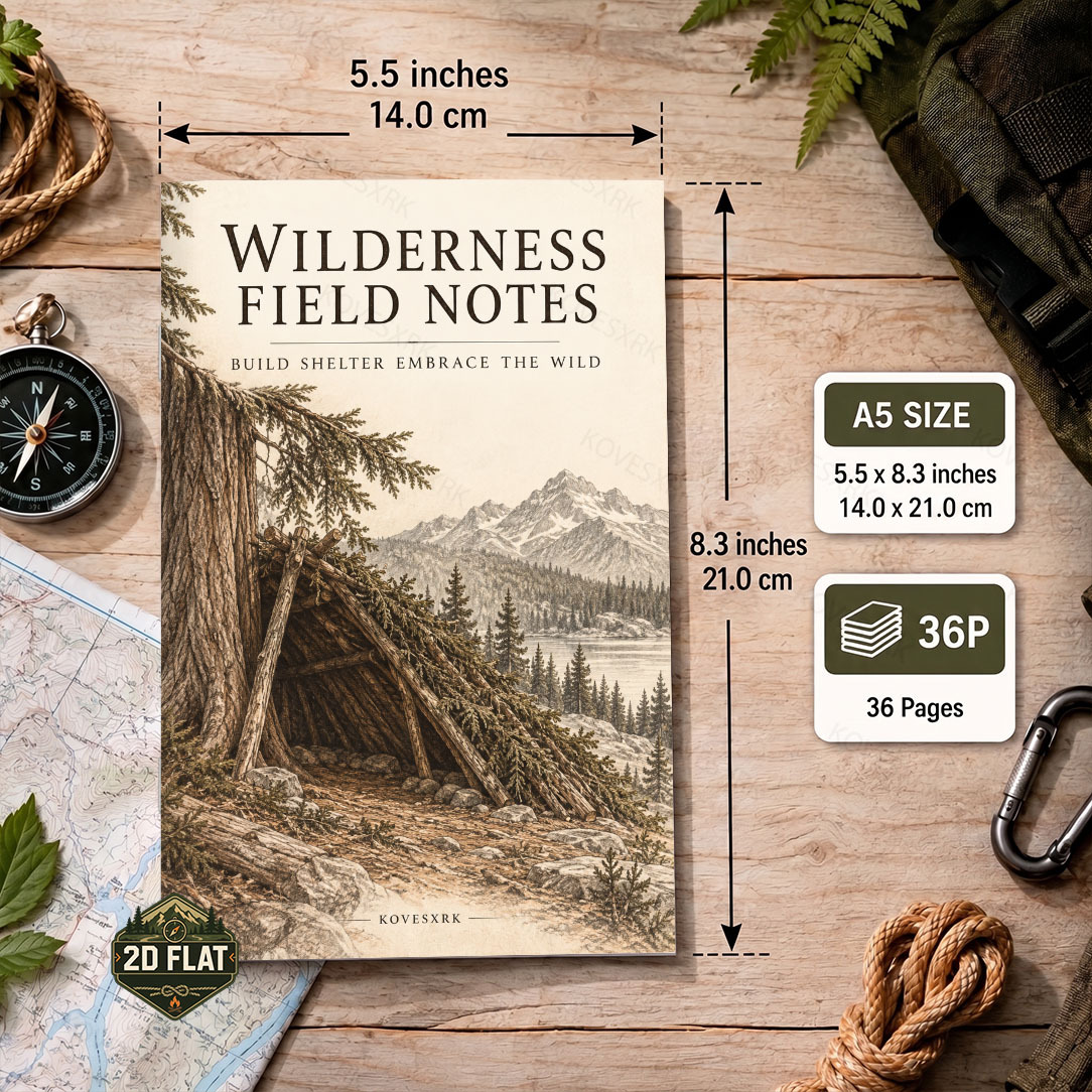 Portable Wilderness Survival Manual for Hiking and Backpacking