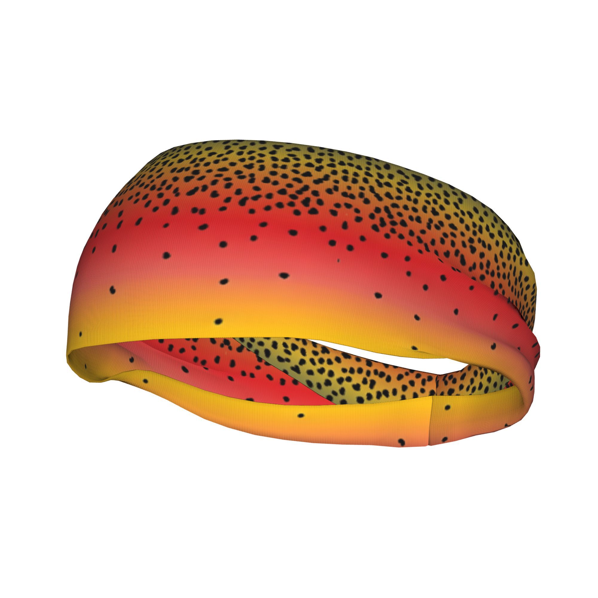TEMU Trout Fly Fishing Fashionable Printed Sports Headband And Hair Accessories Soft And Breathable Suitable For Fitness Cycling And Outdoor