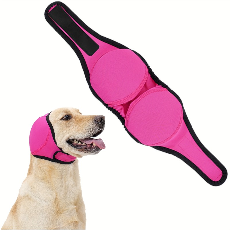 2pcs adjustable dog ear protectors noise cancelling anti anxiety design for   fireworks travel     fit medium large breed dogs251