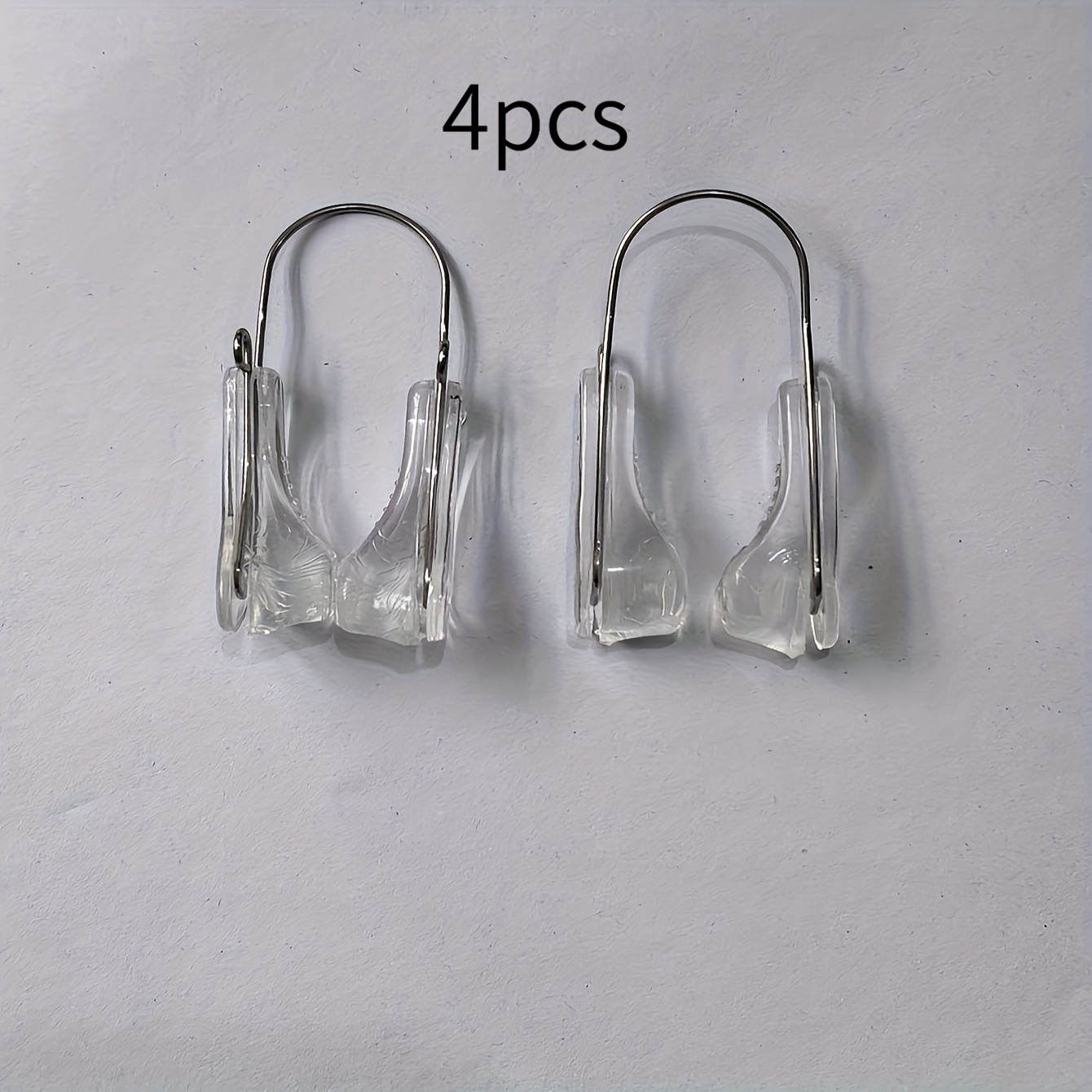 TEMU 4pcs Plaquettes de Nez Transparentes et Outils de Lifting, Dispositif de Beauté de Correction de la Nase , Moulleur Facial Portable, Dispositif