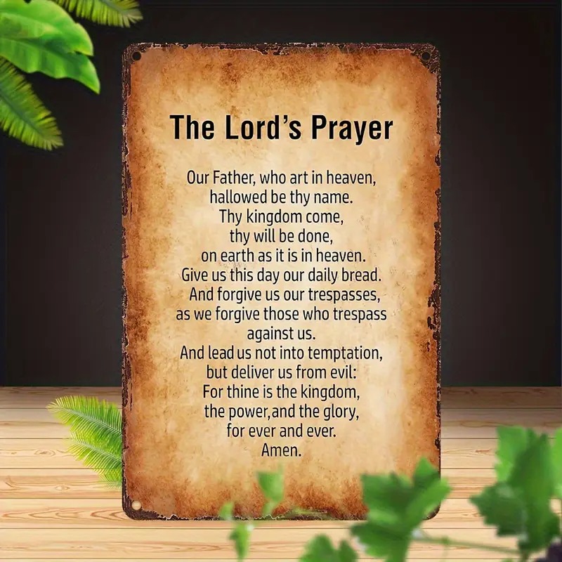 TEMU Retro Wooden Decoration - "the Lord's " Inspirational Quote, With A Rustic Wooden Frame, Home And Restaurant Decoration, Easy To Hang, No