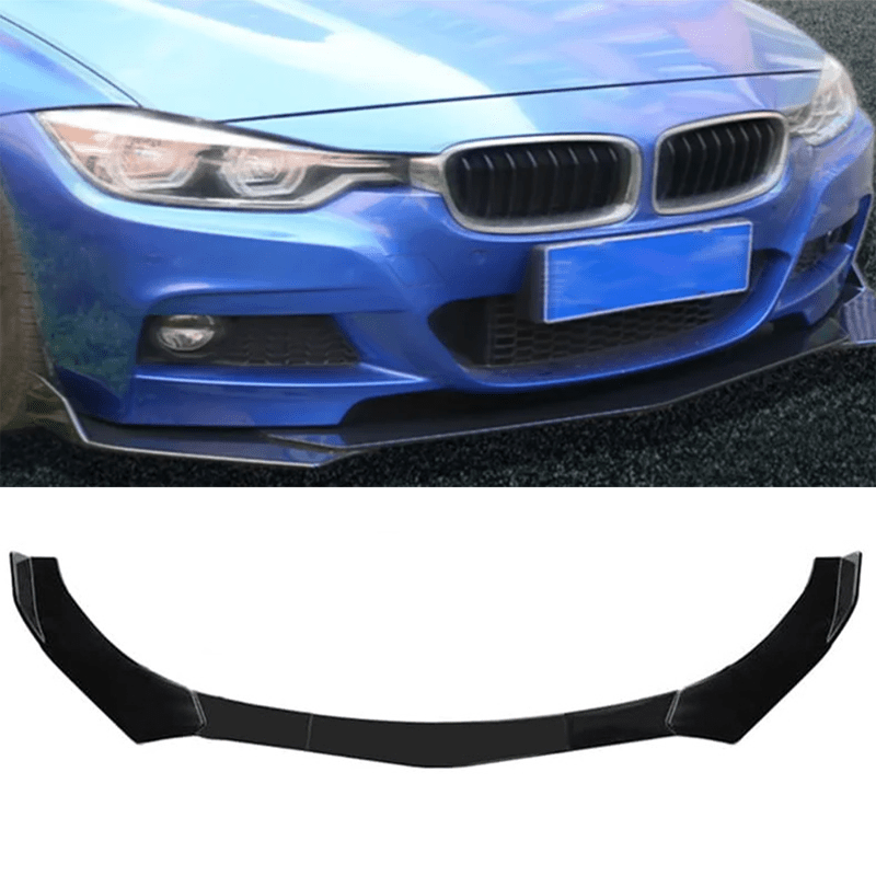 5-teiliges frontspoiler-lippen-set für alle autos, stoßstangenlippe diffusor karosseriekit spoiler lippe   kompatibel