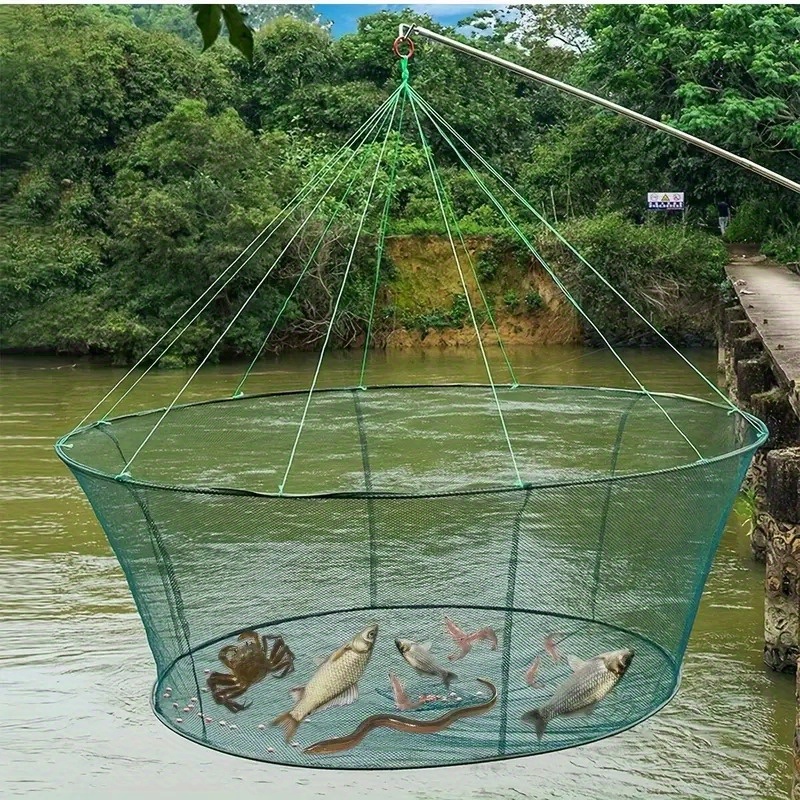 collapsible fishing basket portable and anti-hanging live fish