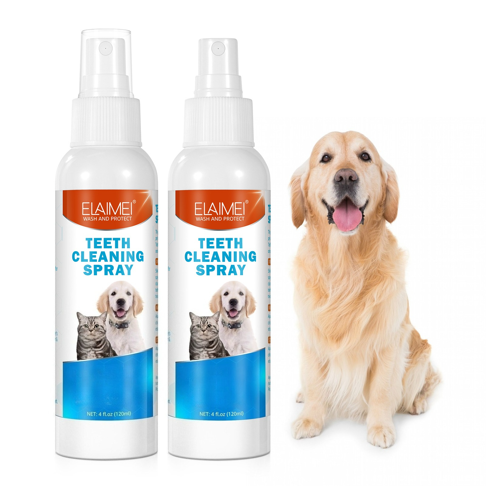 TEMU Free 2pcs Pet Oral Mild Formula No Brushing Required Spray To Breath Eliminate Odor Suitable For All Ages Dogs Cats