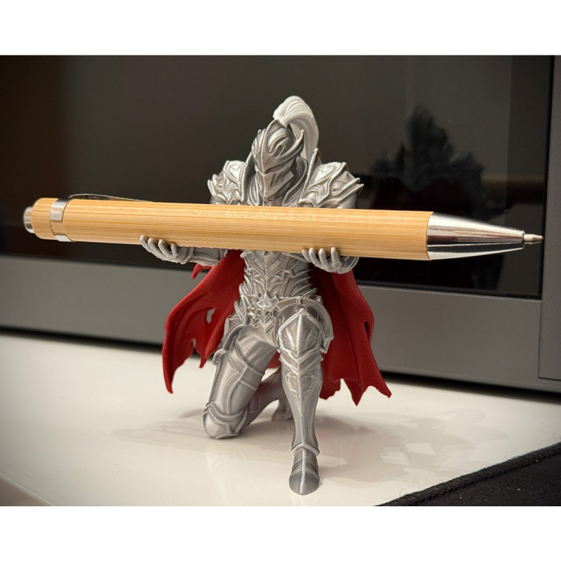 Executive Knight Pen Holder, Kneeling Armor Knight Pen Stand, Creative Desktop Storage Rack, Unique Decorative Ornament for Office& Study Desks(4 Additions, Self-Assembly Required)Open in new tab.