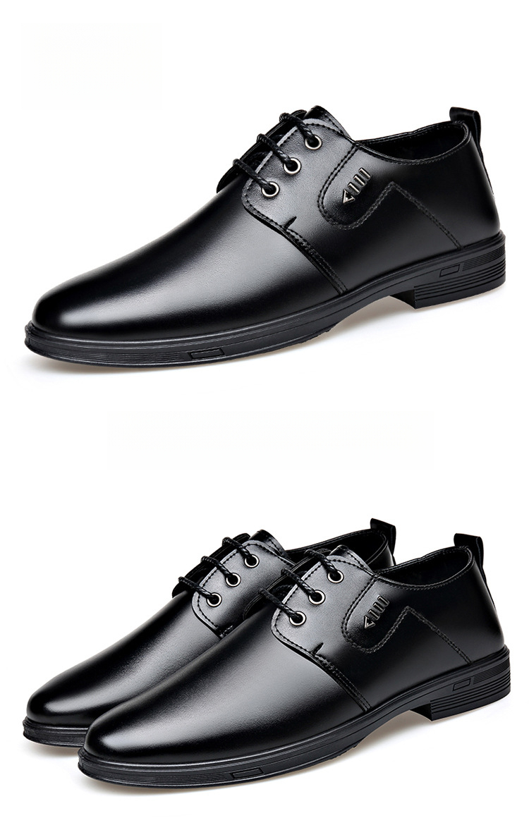 Chaussures polyvalentes pour affaires, déplacements, entretiens, mariage, chaussures de travail antidérapantes et résistantes à l'usure, chaussures de conduite à lacets, chaussures habillées pour hommes de style luxe léger