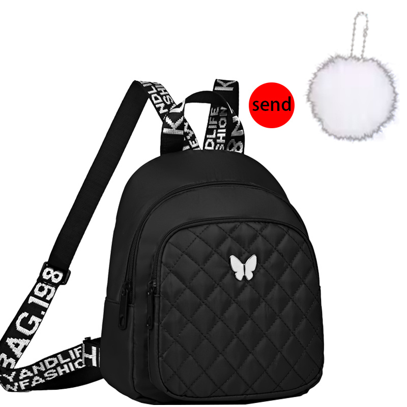 TEMU Sac à dos pour femme - 2 pièces [1 sac à dos + 1 pompon] Sac carré universel pour et l'été, sac à dos pour homme et femme, édition tendance