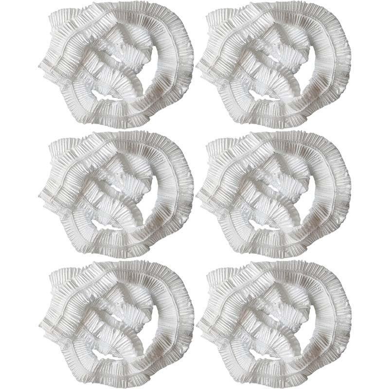 TEMU 6pcs Transparent Elastic Courtyard Furniture Dust Cover, Expandable Oversized Plastic Sofa Cover, Reusable Transparent Protective Storage Bag,