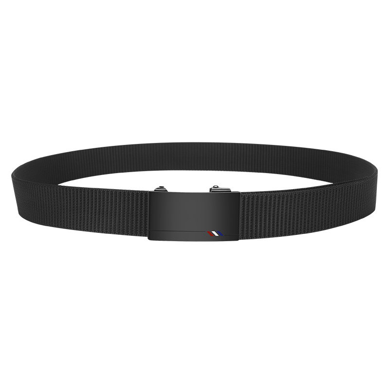 2pcs CKIRUV Men'S Belts with Automatic Iron Buckle Durable PP Material