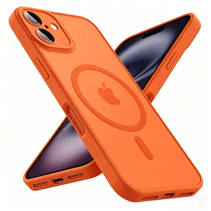 TEMU Phone Case: High-quality Frosted Mobile Phone Protective Cover For Iphone 17/16/15/14/13/12/11 Pro /air/17e/16e, Magnetic Suction Compatible,
