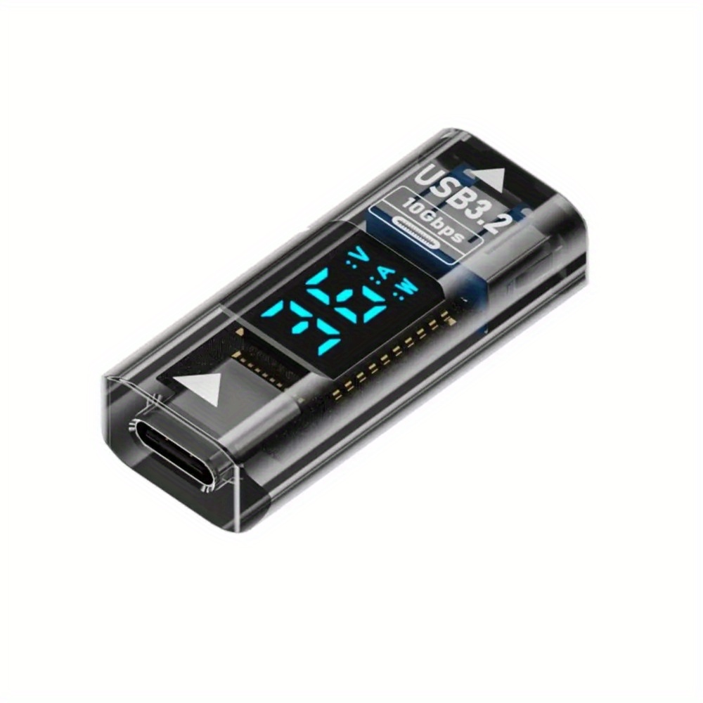 Max 36w Digital Display Usb C 10gbps Type-c Otg Adapter For Fast Data Transfer And Charging For Macbook, Phones, And Laptops