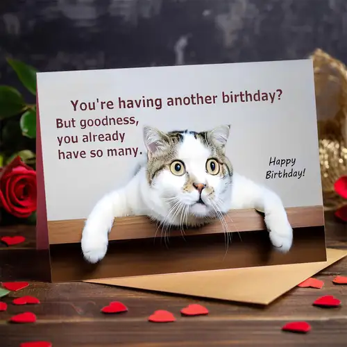 45 birthday wishes for cat | happy birthday cat funny,... Funny Cat Happy Birthday