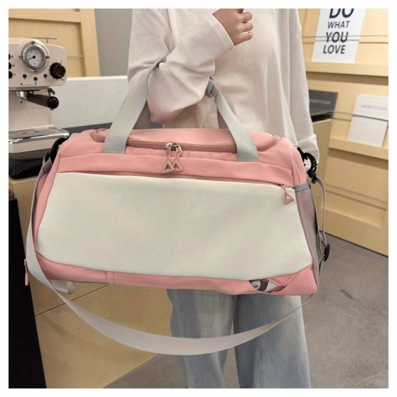 Gran Capacidad Bolsa de Gimnasio y Viaje - Convertible en Mano, Hombro o Mochila con Cierre de Cremallera - Equipaje Ligero y Duradero para Mujeres/Hombres, Negocios, Vacaciones, Yoga, Gimnasio - Compartimento Principal Espacioso & Organizador Frontal - Bolso Diario, Escapada de Fin de Semana, Diseño Minimalista, Correas Ajustables, Tote Portátil, Para Viajeros Frecuentes, Equipo Deportivo, Versátil, Costuras Reforzadas, Estilo Activo